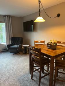 Valgomasis apartamentų viešbutyje