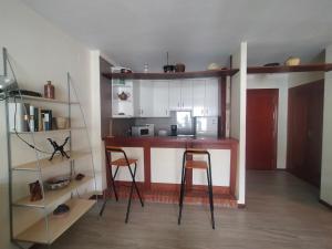 Kuchyň nebo kuchyňský kout v ubytování Laguna Beach Torrox Costa