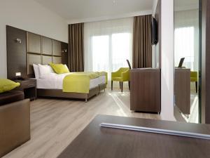 Area tempat duduk di Boutique Hotel Bellevue Rheinfelden / Basel