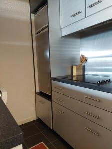 Una cocina o cocineta en Face au port - Vue mer - Jardin - Wifi - Ménage - 4 pers