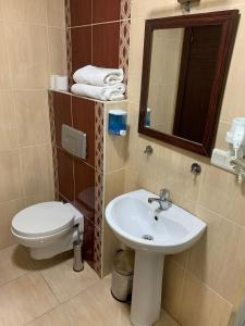 Koupelna v ubytování Sehir Apart Hotel