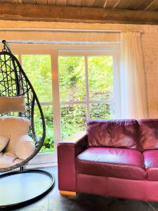 Khu vực ghế ngồi tại Grote Goesting holiday house