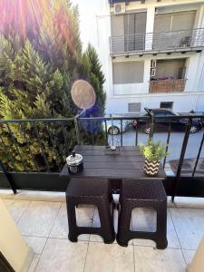 Balkón nebo terasa v ubytování Comfy apartment near the port and the center of Volos