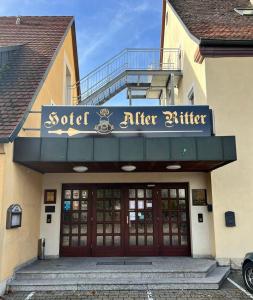 Exteriér nebo vchod ubytování Hotel-Gasthof "Alter Ritter"