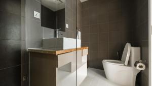 Koupelna v ubytování Lea Spa Hotel