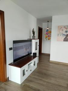 Televízia a/alebo spoločenská miestnosť v ubytovaní Casa Encarnación