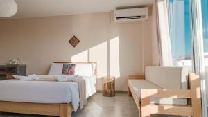 Postel nebo postele na pokoji v ubytování Lea Spa Hotel