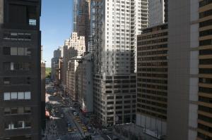 Nespecifikovaný výhled na destinaci New York nebo výhled na město při pohledu z hotelu
