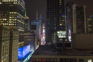 Nespecifikovaný výhled na destinaci New York nebo výhled na město při pohledu z hotelu