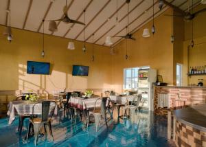 TV a/nebo společenská místnost v ubytování Lea Spa Hotel