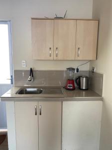 Køkken eller tekøkken på Agradable departamento con estacionamiento gratis