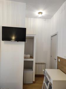 Una cocina o zona de cocina en Hostal Esparteros