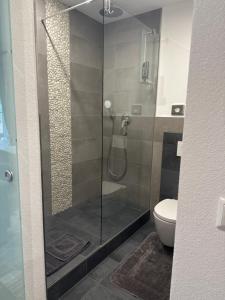 Koupelna v ubytování Hotel Il David