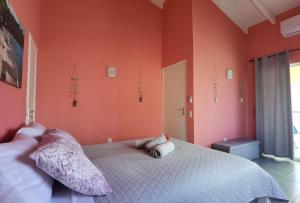 Voodi või voodid majutusasutuse Apartment Lagoon Ocean Resort toas