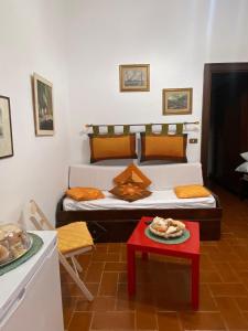 Postel nebo postele na pokoji v ubytování Casetta solchiaro 96
