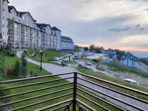 a view of a city with buildings and a street at N-delux apartman in Kopaonik