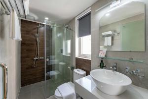 Koupelna v ubytování Edoya hotel Dong Khoi
