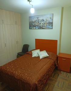 Postel nebo postele na pokoji v ubytování Bon Repos Arequipa