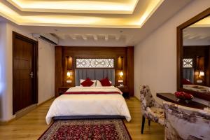Voodi või voodid majutusasutuse Hotel Ama-La, Thamel, Kathmandu toas