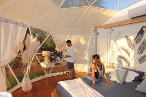 Hosté ubytování Melograno Bubble Glamping