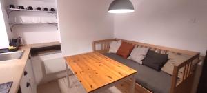 Kuchyň nebo kuchyňský kout v ubytování Marina apartment