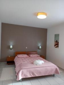 Postel nebo postele na pokoji v ubytování Apartman Katica + 37 fotografií