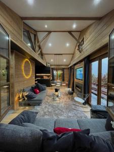 Posezení v ubytování CHALET MONT BLANC