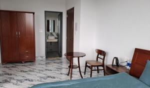 Postel nebo postele na pokoji v ubytování Uncle Park's Villa Son Trang 엉클팍