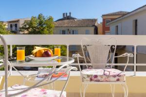 A balcony or terrace at The Bright Suite