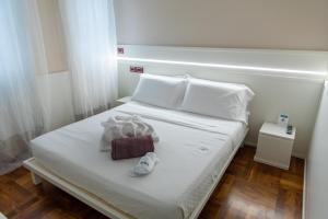 Posteľ alebo postele v izbe v ubytovaní Emma 12