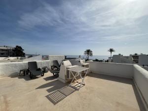 Balkón alebo terasa v ubytovaní Estepona - Playa - 1 dormitorio con terraza solárium y vistas Pa4