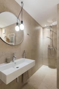 Kúpeľňa v ubytovaní Ferienwohnung Rosenstrasse + 9 fotografií