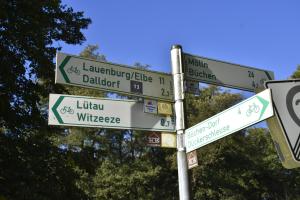Certifikát, hodnocení, plakát nebo jiný dokument vystavený v ubytování Pension zur Schleuse GARNI am Elbe Lübeck - Kanal in Witzeeze