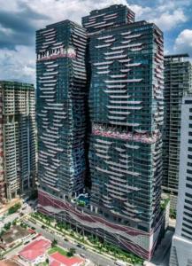 a view of a tall building in a city at Arte Plus AMPANG by Zzzayn in Batu Empat +11 photos