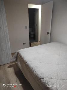 Cama ou camas em um quarto em DEPARTAMENTO VILLARRICA 2