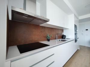 Kuchnia lub aneks kuchenny w obiekcie Allonbay Beach & Nature SPA Apartment