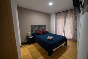 Postel nebo postele na pokoji v ubytování Apartamento San cayetano
