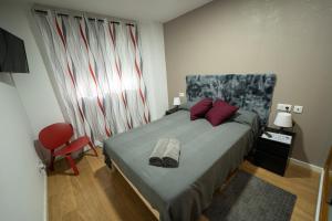 Postel nebo postele na pokoji v ubytování Apartamento San cayetano