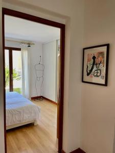 Кровать или кровати в номере Charming Villa Saint-Jean-Cap-Ferrat