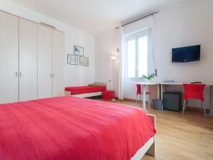 TV a/nebo společenská místnost v ubytování Affittacamere Art Rooms