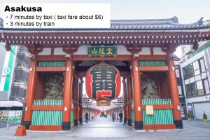 een gebouw met een groot gezicht aan de voorzijde bij hotel MONday Akihabara Asakusabashi in Tokyo +69 foto's