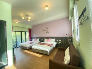 Postel nebo postele na pokoji v ubytování Dawn B&B