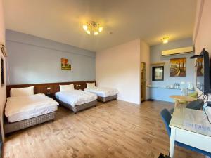 Postel nebo postele na pokoji v ubytování Dawn B&B