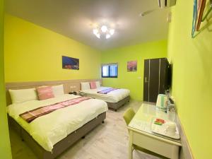 Postel nebo postele na pokoji v ubytování Dawn B&B