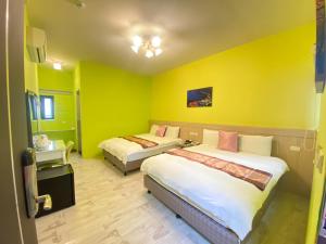 Postel nebo postele na pokoji v ubytování Dawn B&B