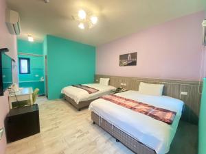 Postel nebo postele na pokoji v ubytování Dawn B&B