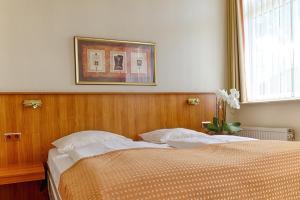 Postel nebo postele na pokoji v ubytování Traveller Hotel
