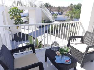 Balkón alebo terasa v ubytovaní Casa Amor Costa Teguise