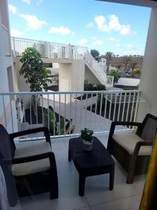 Balkón alebo terasa v ubytovaní Casa Amor Costa Teguise
