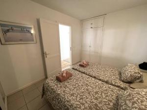 Posteľ alebo postele v izbe v ubytovaní Casa Perdy, beautiful 1 bedroom apartment with communal pool